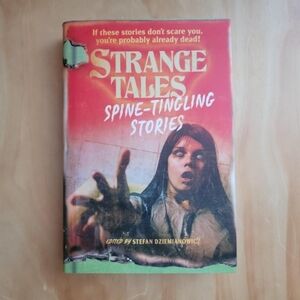 Strange Tales Spine-Tingling Stories Hardcover Book Scary Halloween Horror Read